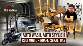 Auto Wash, Auto Stylish - Cuci Mobil + Ngafe, Sekali Gas