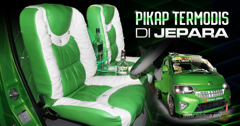 jok gran max pickup modif hijau