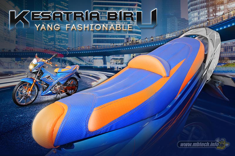 Suzuki Satria FU 150 Jok Custom Blue 11