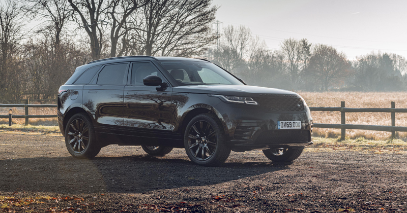 triple black range rover