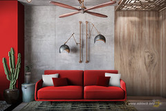 red-industrial-decor